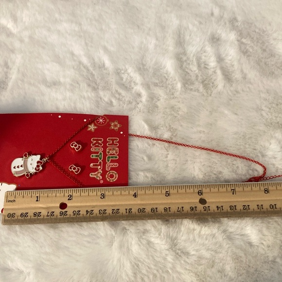 Hello Kitty Christmas Necklace and Earring Set - Picture 9 of 10